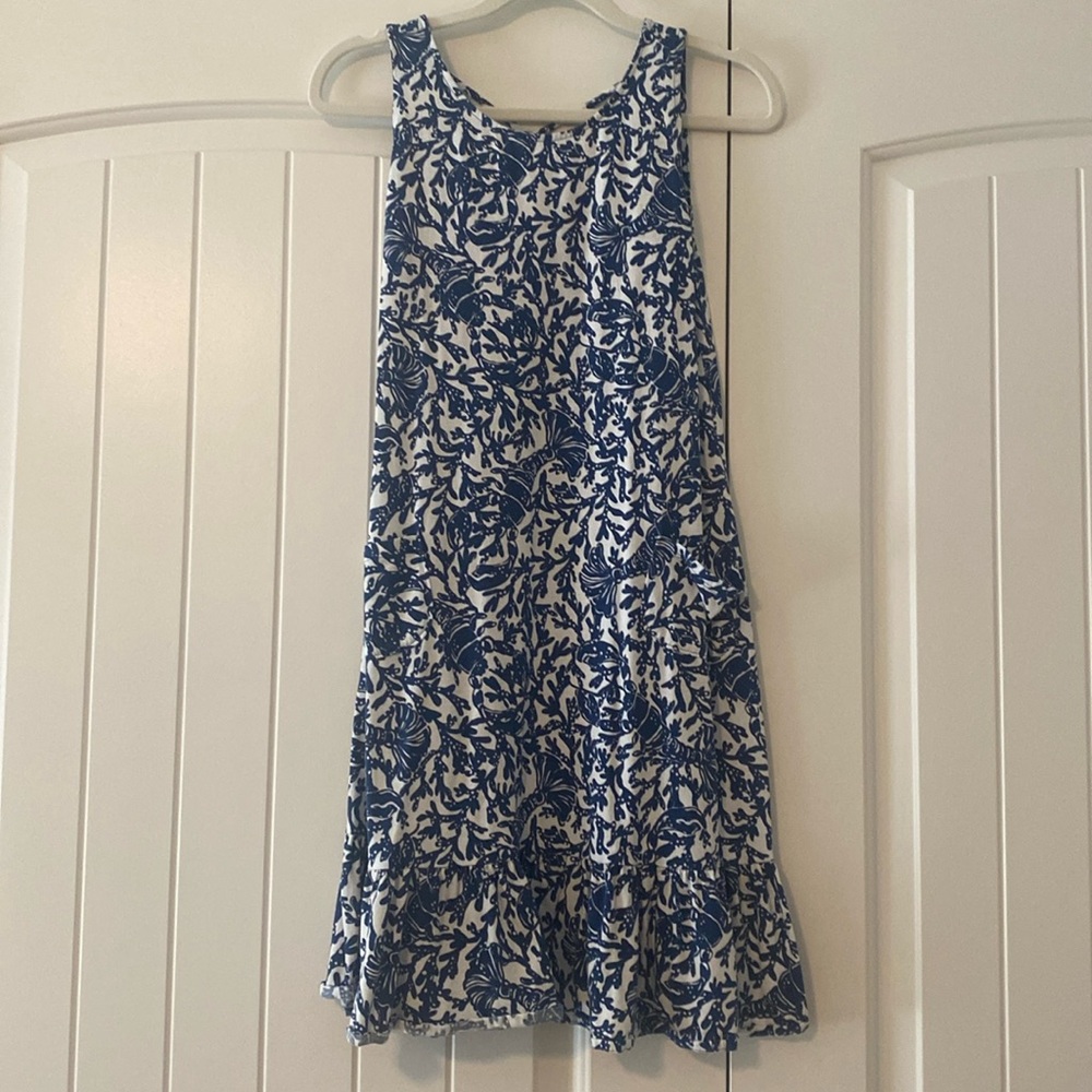 Lilly Pulitzer summer dress blue and white size XXS